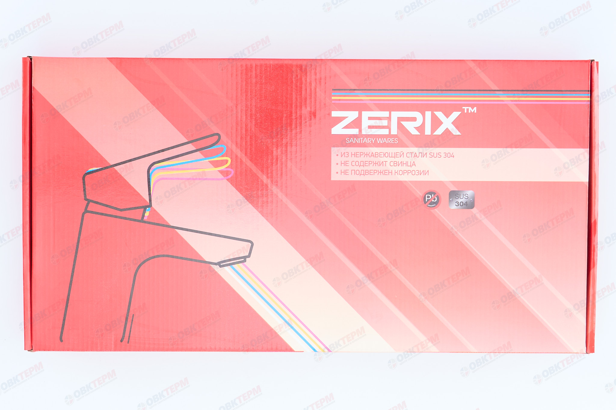 Смеситель д/кухни под ФИЛЬТР ZERIX SUS-021 нерж/сталь - миниатюра №8