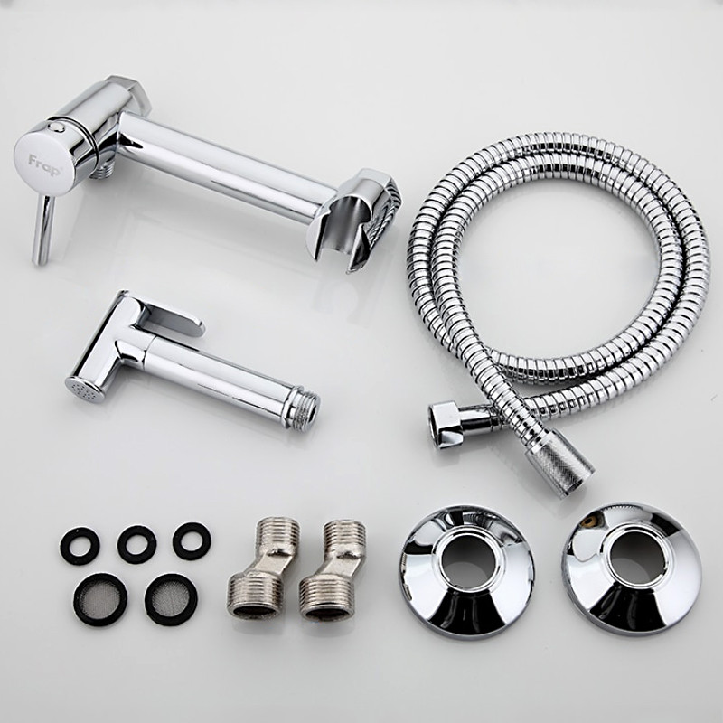 Смеситель с гигиеническим душем FRAP F7503 латунь /хром - миниатюра №2