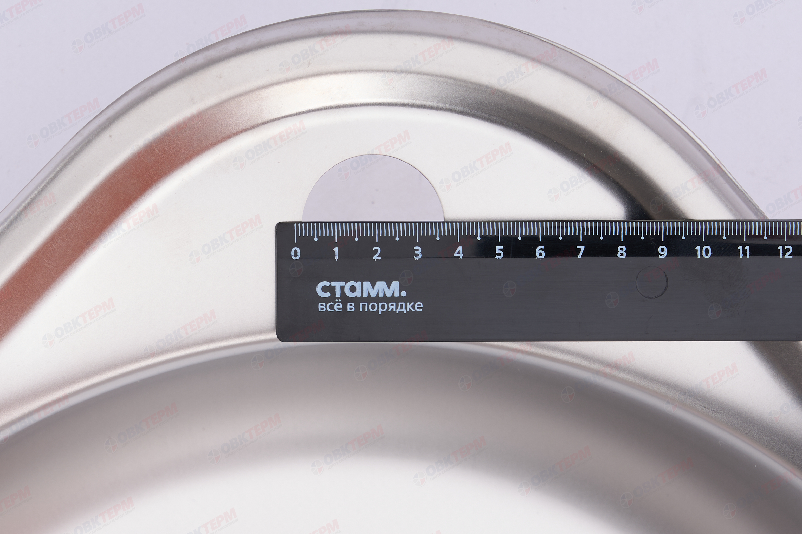 ZERIX мойка Z4843-06-160E (SATIN) ВРЕЗНАЯ /сифон (10шт/ящ) - миниатюра №9