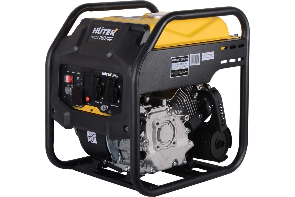 Электрогенератор бензиновый инверторный DN3700i Huter - Изображение №1