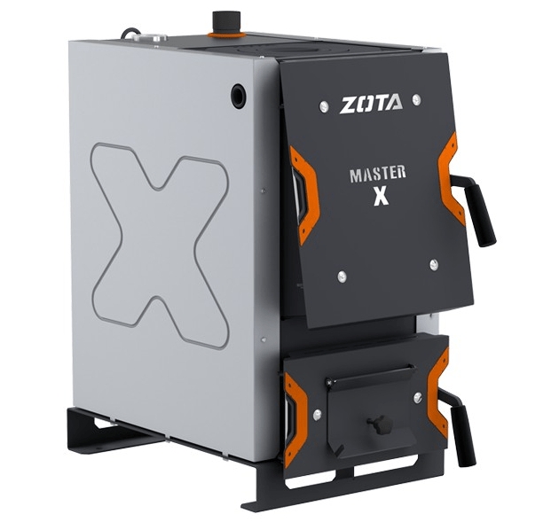 Котел твердотопливный «Master X-32П» (с плитой)  Ø150, max 3 bar                      ZOTA - миниатюра №2