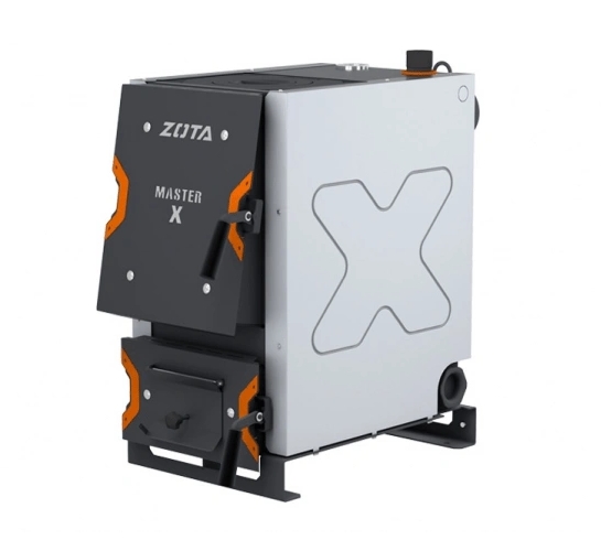 Котел твердотопливный «Master X-32П» (с плитой)  Ø150, max 3 bar                      ZOTA - изображение №1