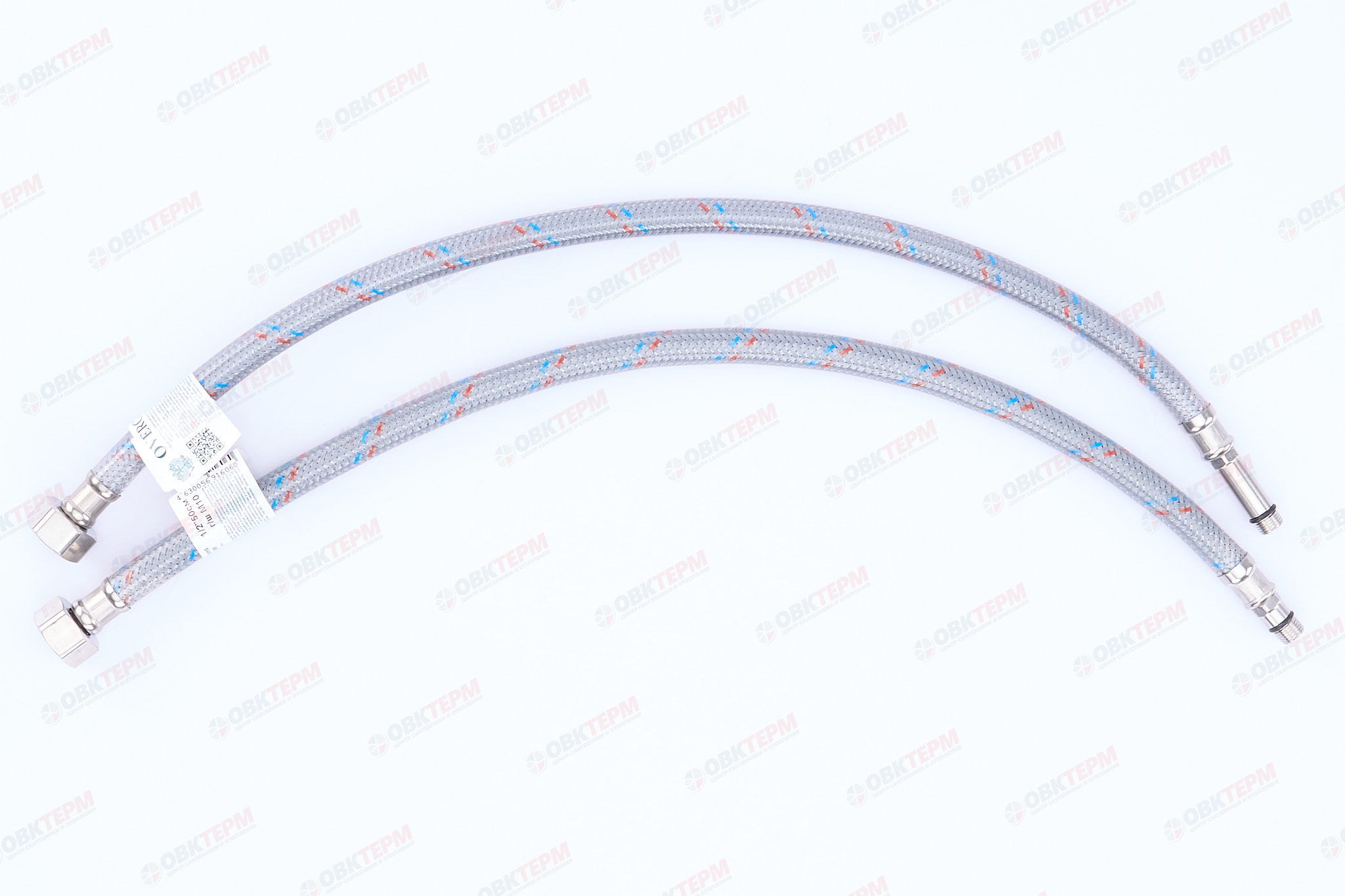 Шланг   1/2" игла,  в силикон. обмотке (пара)     50 см М10  "OVERCON"  (50шт/ящ) - Изображение №3