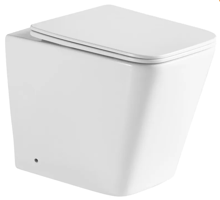 Унитаз приставной (БЕЗ БАЧКА) MIXXUS PREMIUM QUADRO-0701-R, сист. смыва RIMLESS (600х355х410) - миниатюра №2