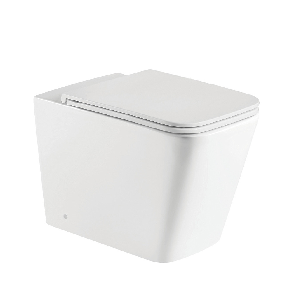 Унитаз приставной (БЕЗ БАЧКА) MIXXUS PREMIUM QUADRO-0701-R, сист. смыва RIMLESS (600х355х410) - миниатюра №5