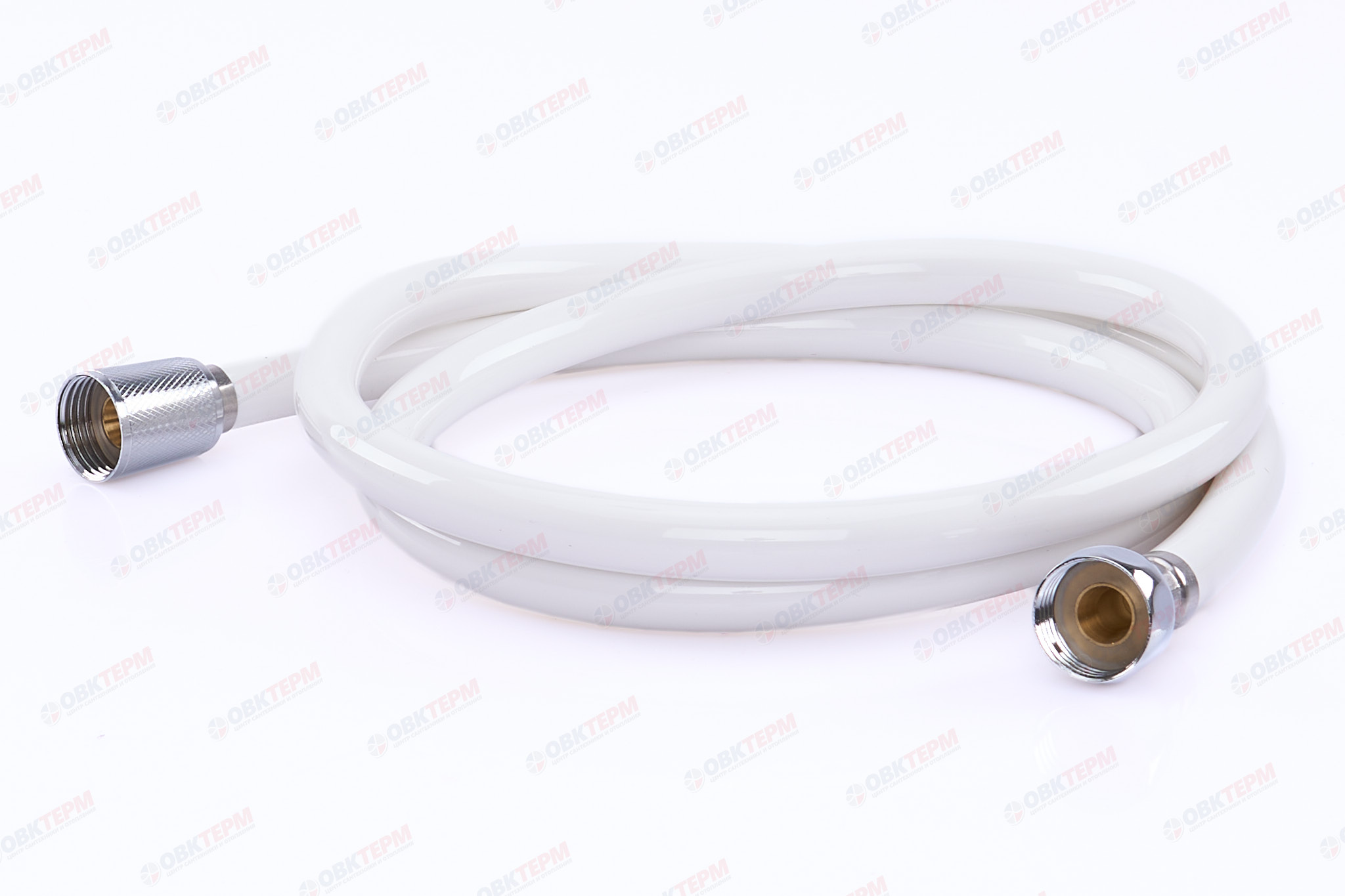 Шланг д/душа ZERIX Chr.Z02 силиконовый 150 см WHITE (50 шт/ящ) - Изображение №2