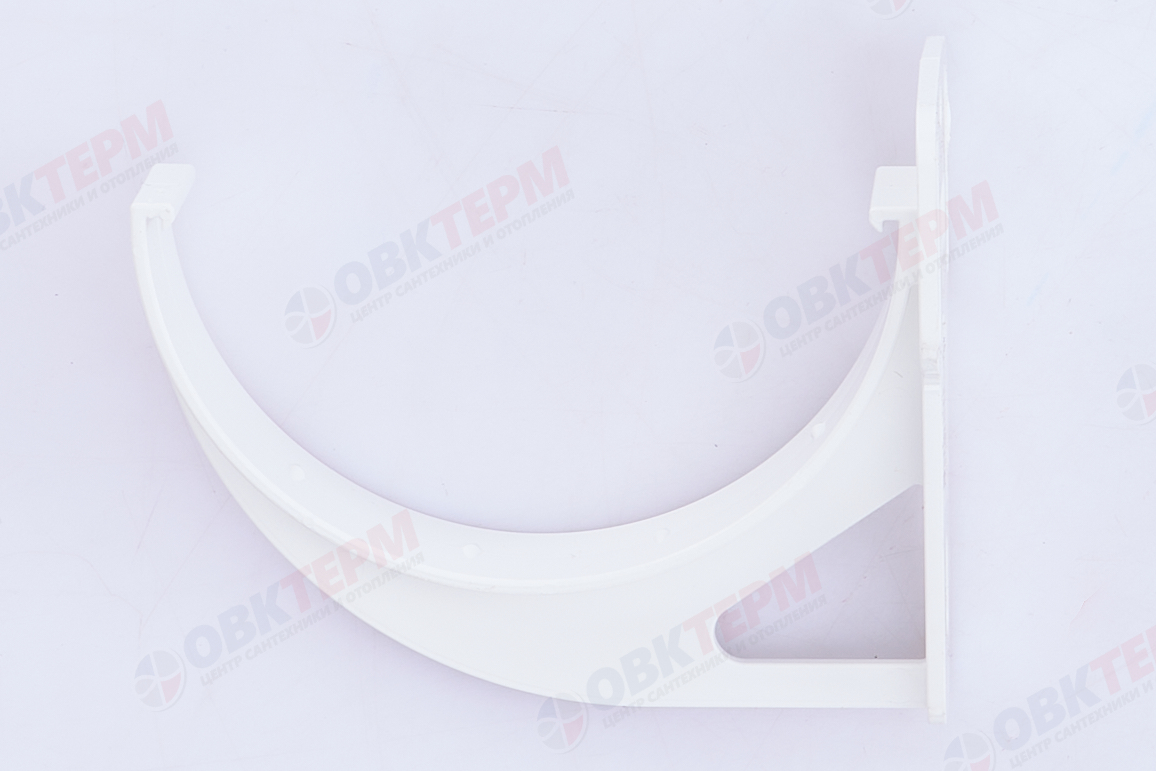 Кронштейн желоба slider Классика 120 ПВХ Grand Line белый (RAL 9003) (уп. 100шт) - Изображение №2