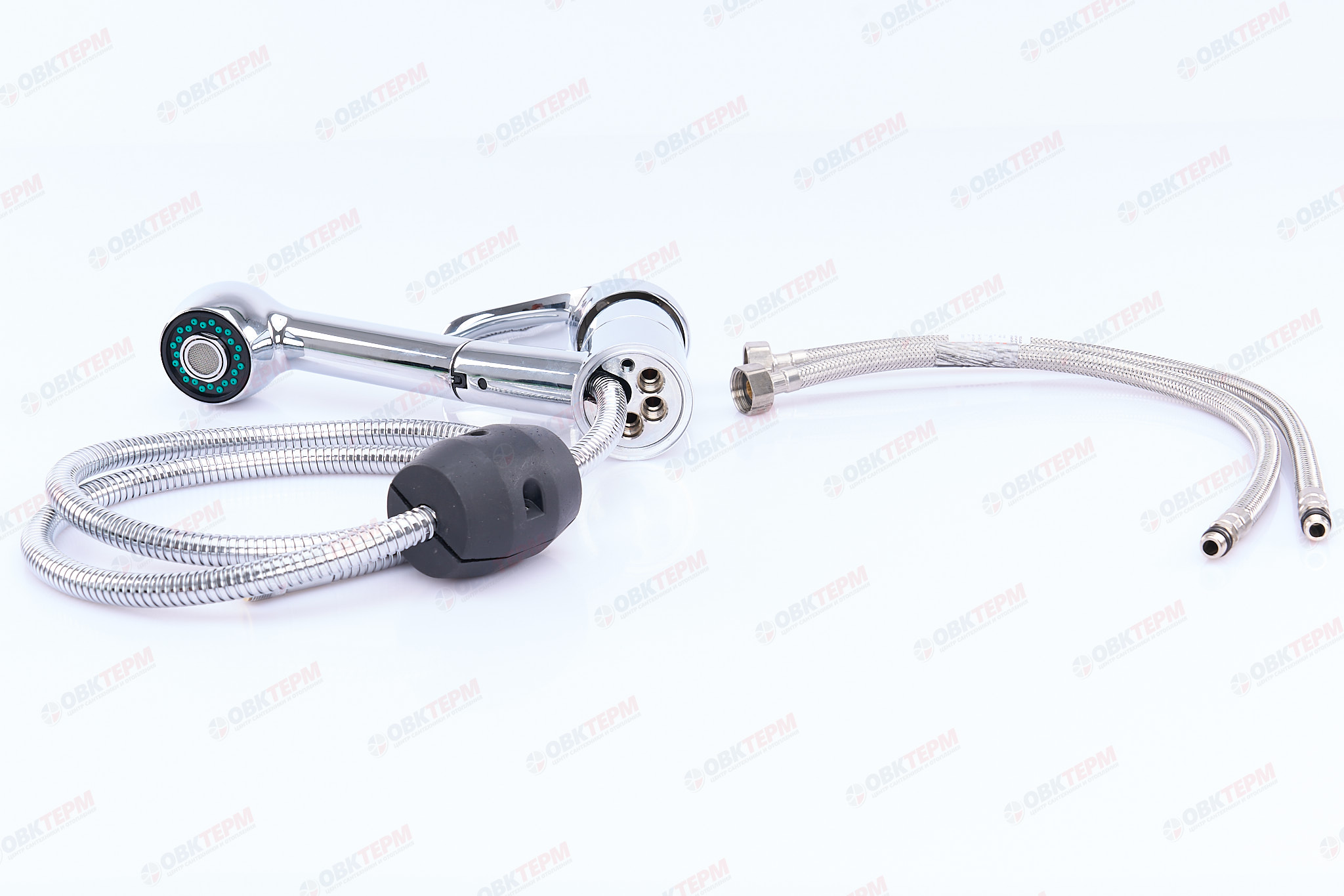 Смеситель д/кухни MIXXUS PREMIUM MAXX 014 Ø40 с выдвижной лейкой ШПИЛЬКА (10 шт/ящ) - миниатюра №5