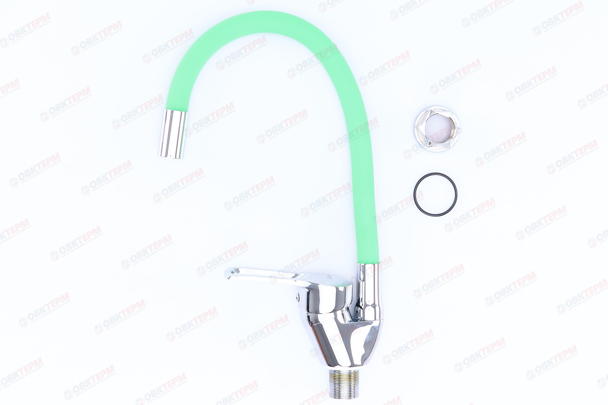 Смеситель д/кухни REFLECTOR MIXXUS FANY 011 (NUT) GREEN Ø35 ГАЙКА без подводки (12 шт/ящ) - миниатюра №3