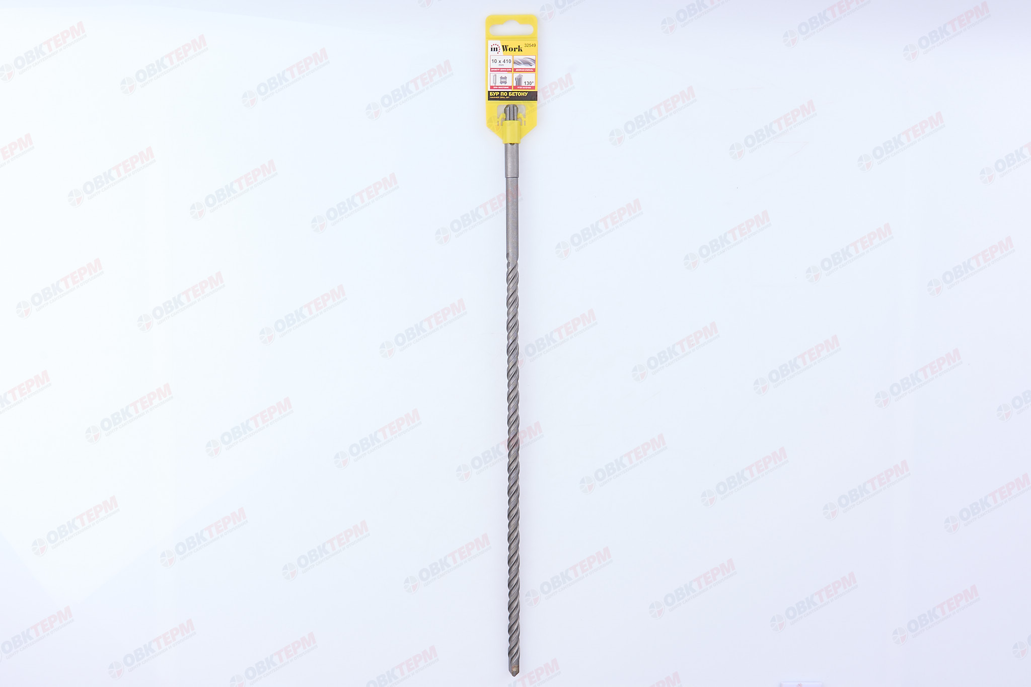 Бур по бетону SDS+ 10*410 мм с двойной спиралью InWork - миниатюра №6
