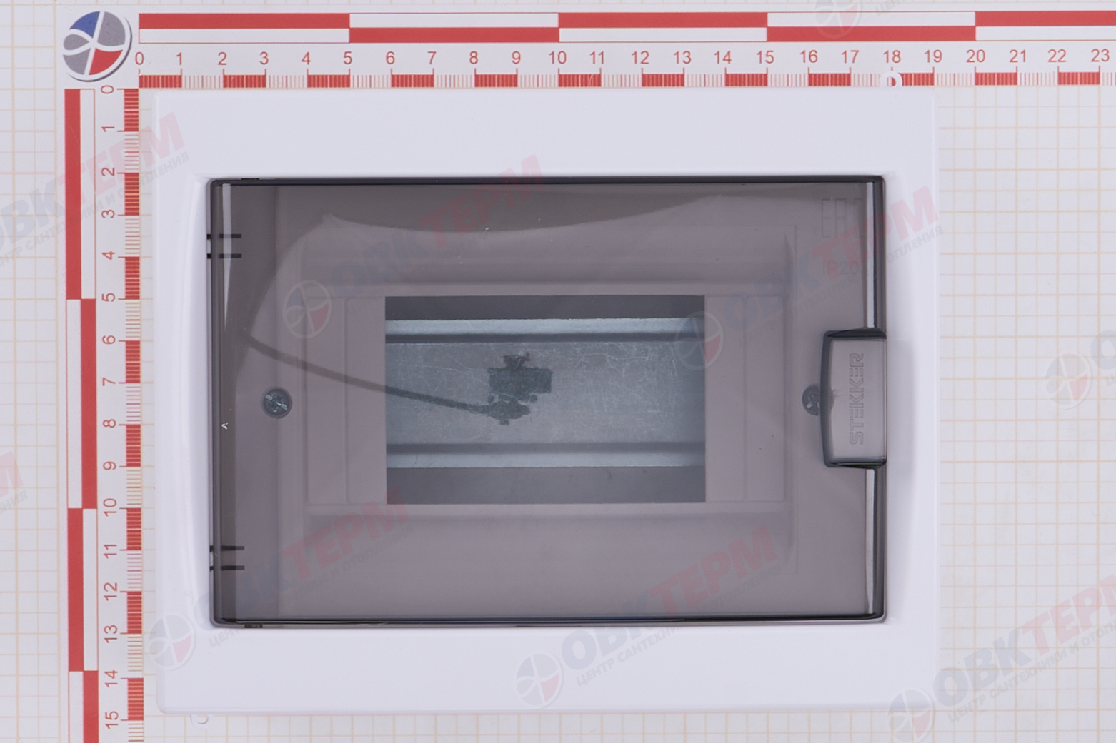 Бокс настенный 6 модулей STEKKER, пластик, IP20, серия Standart (КНО-6Д), EBX50-3/06-20 - миниатюра №9