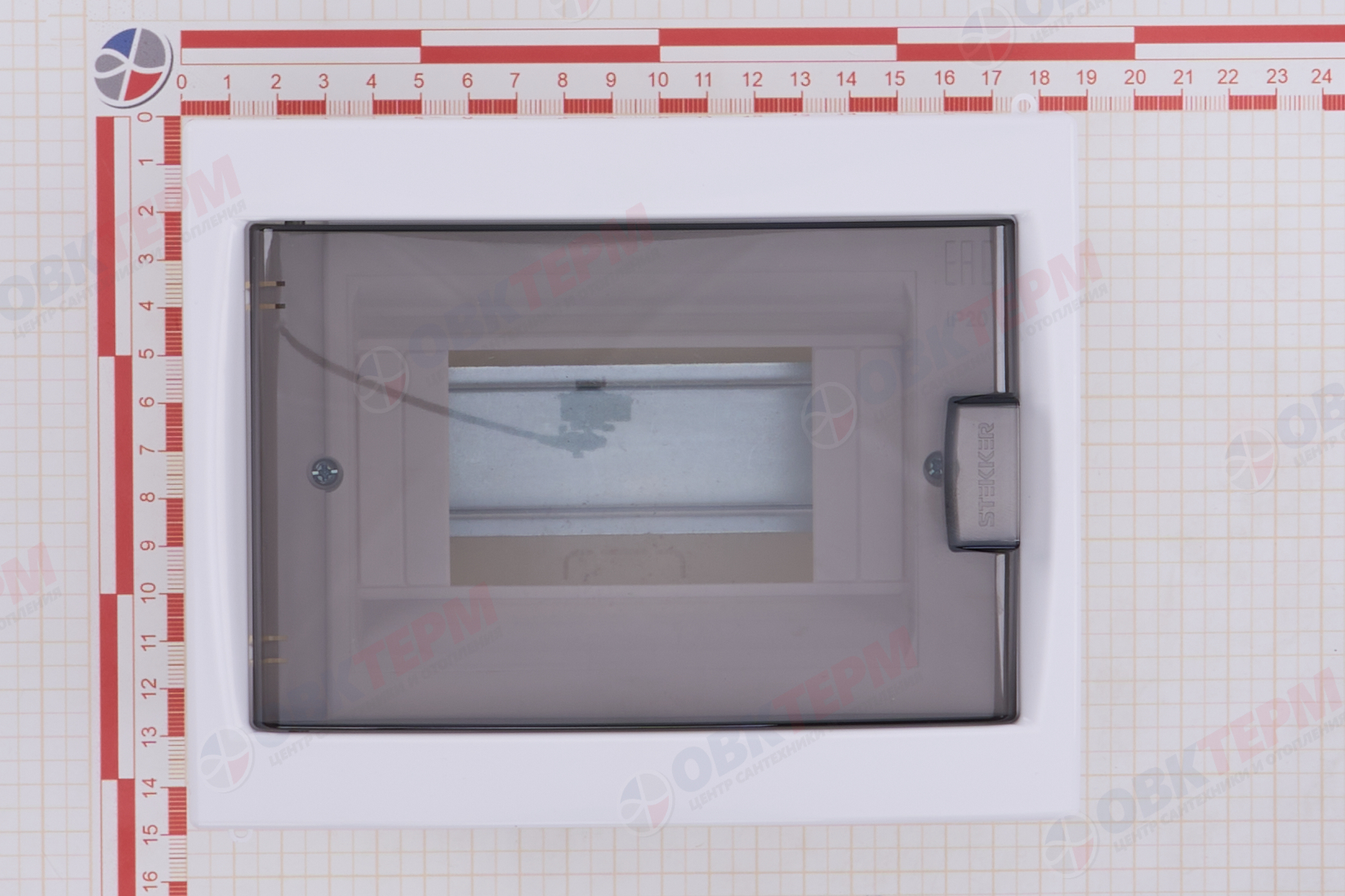 Бокс  встраиваемый 6 модулей STEKKER, пластик, IP20, серия Standart (КНС-6Д), EBX50-2/06-20 - миниатюра №10