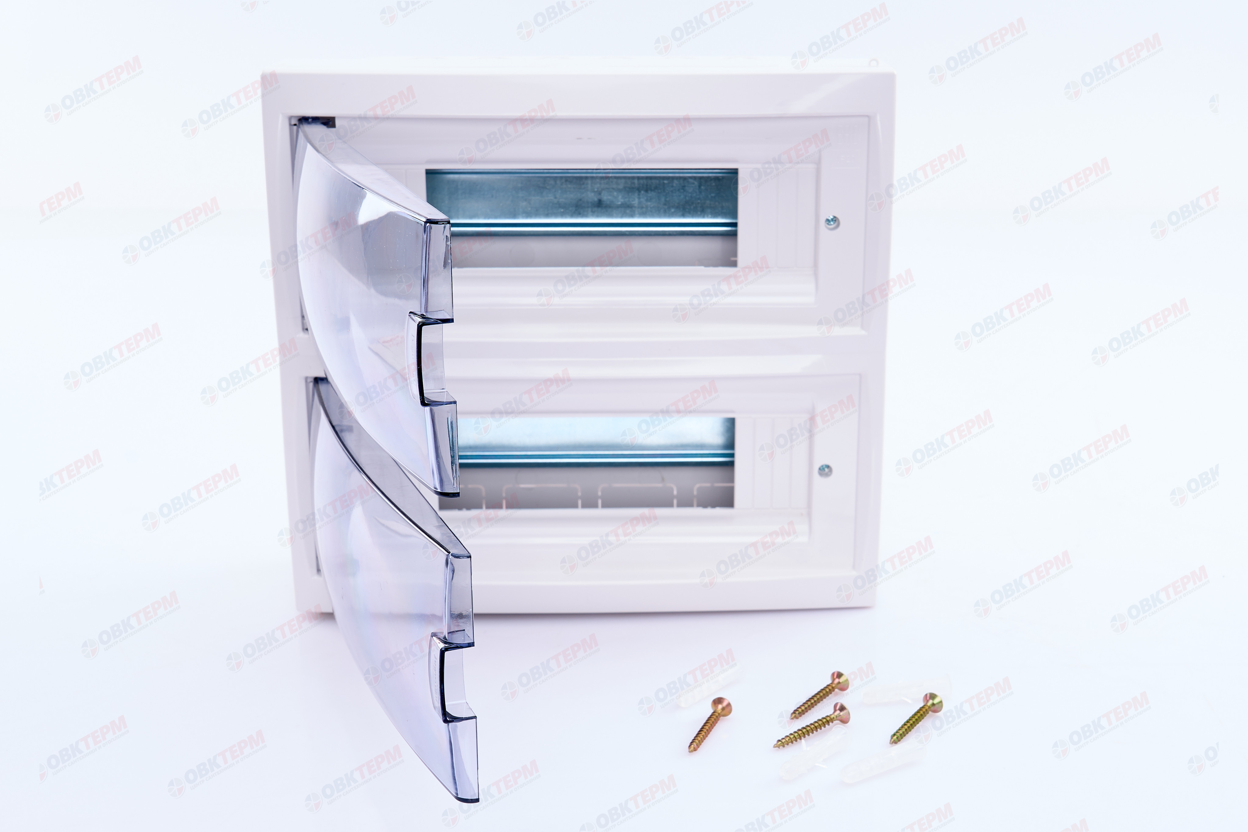 Бокс встраиваемый 24 модуля STEKKER, пластик, IP20, серия Standart (КНС-24Д), EBX50-2/24-20 - миниатюра №8