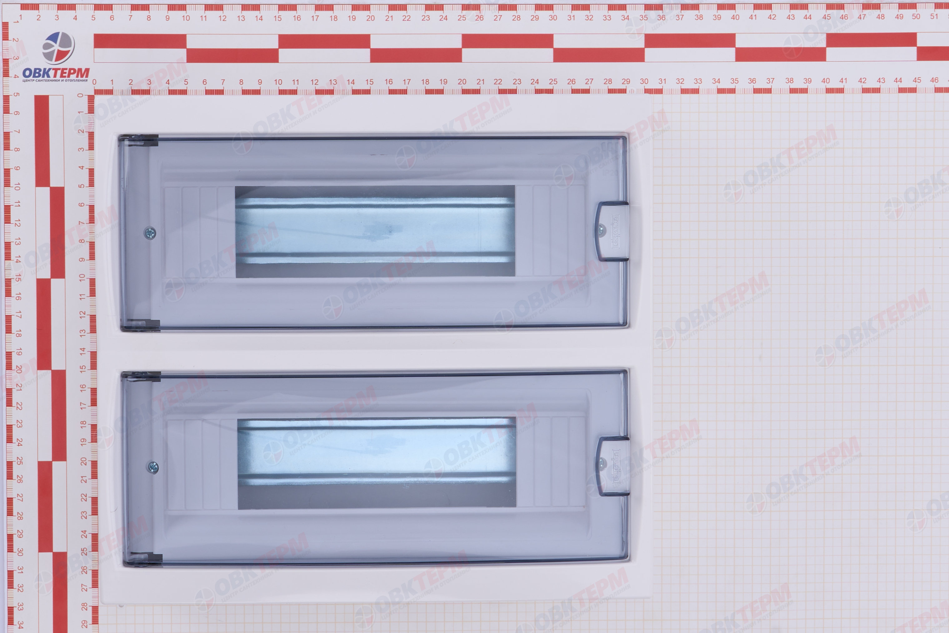 Бокс встраиваемый 24 модуля STEKKER, пластик, IP20, серия Standart (КНС-24Д), EBX50-2/24-20 - миниатюра №11