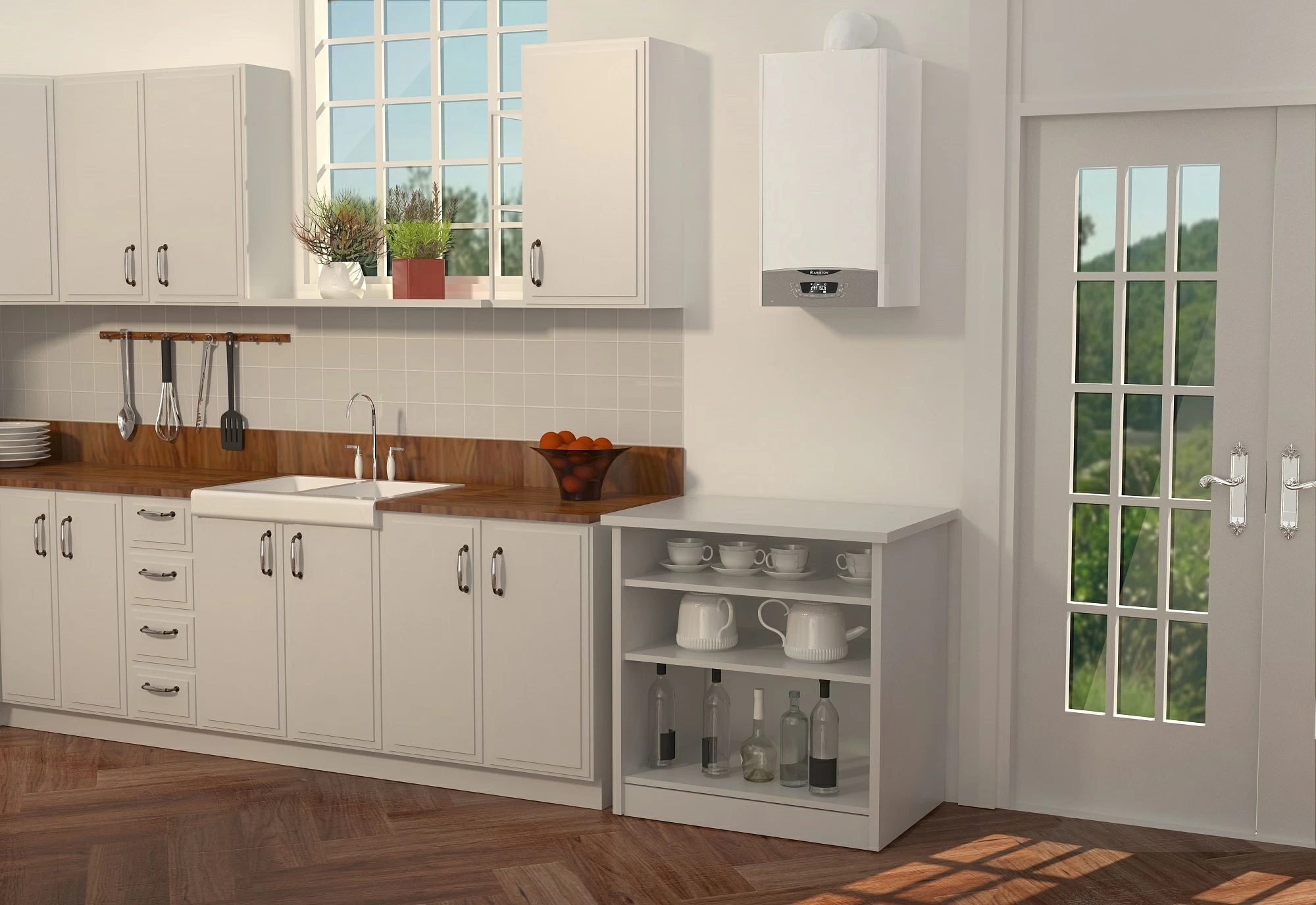 Котел газовый Ariston  CLAS  X SYSTEM  28 CF NG (1-конт, встроен. 3-х ход.клап, дым) - Изображение №4