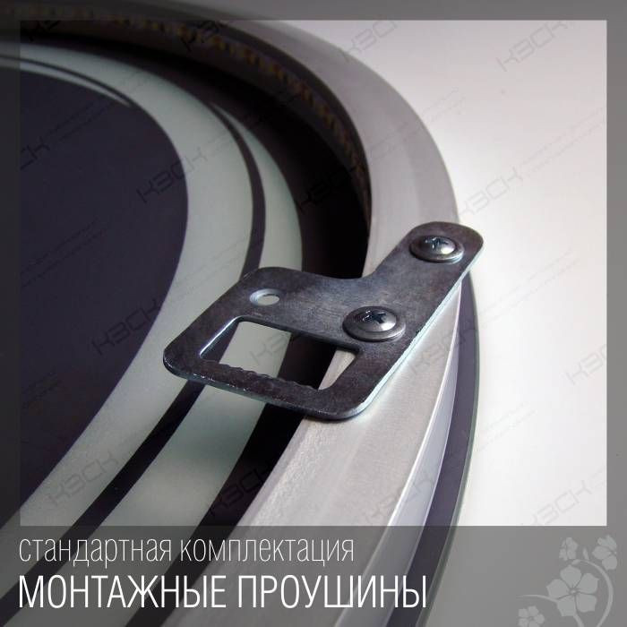 Зеркало  600  круглое, LED подсветка, с сенс. выкл. 9,6 Вт/м КЗСК - миниатюра №4