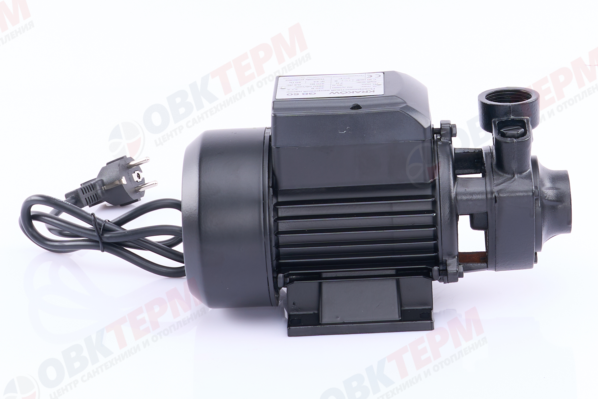 Насос вихревой  QB 60    KRAKOW   (0,37кВт/35л.м./37м.) - миниатюра №8