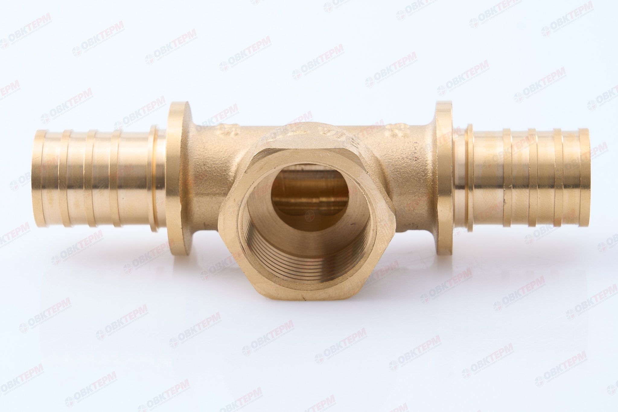 Тройник  аксиальный 25-3,5 х 3/4"в х 25-3,5       TIM         (64/8шт) - Изображение №4