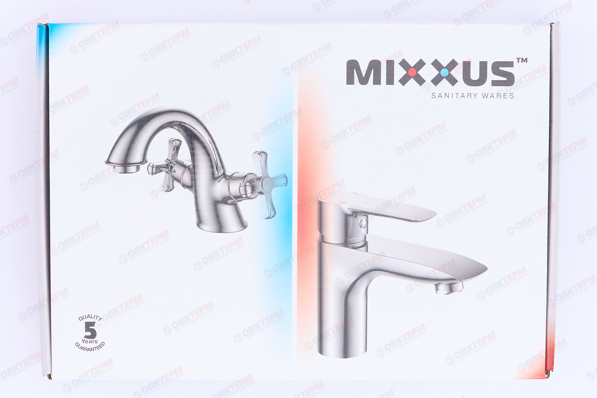 Смеситель д/кухни MIXXUS OREGON 014-G  ГАЙКА (WHITE) (10 шт/ящ) - миниатюра №6