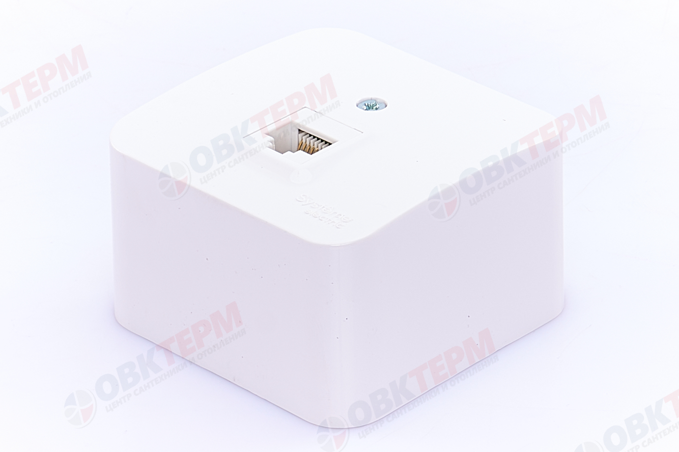 Розетка компьютерная 1-местная RJ45 кат.5E с изолир. пластиной бел. белый Blanca Systeme Electric - Изображение №5