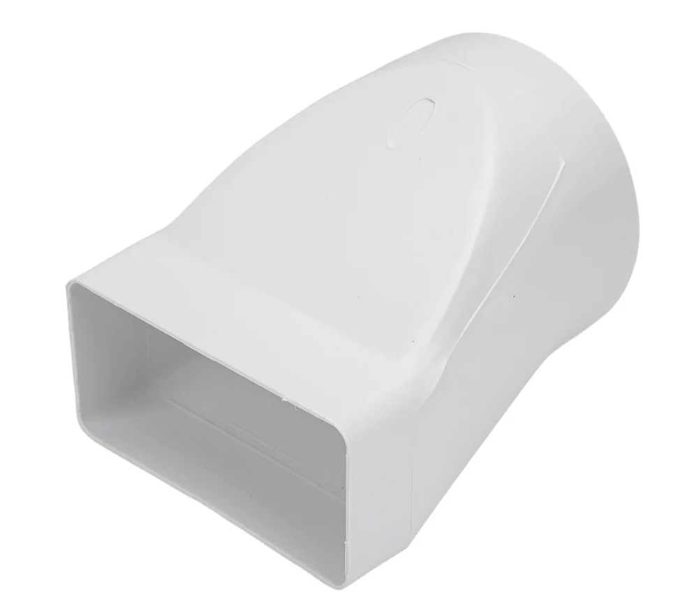 Соединитель прямой плоского канала 55*110 с круглым d100 мм Эвент - Изображение №1