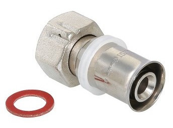 Соединитель  пресс с накидной гайкой Valtec 20*3/4            (10шт) - Изображение №2
