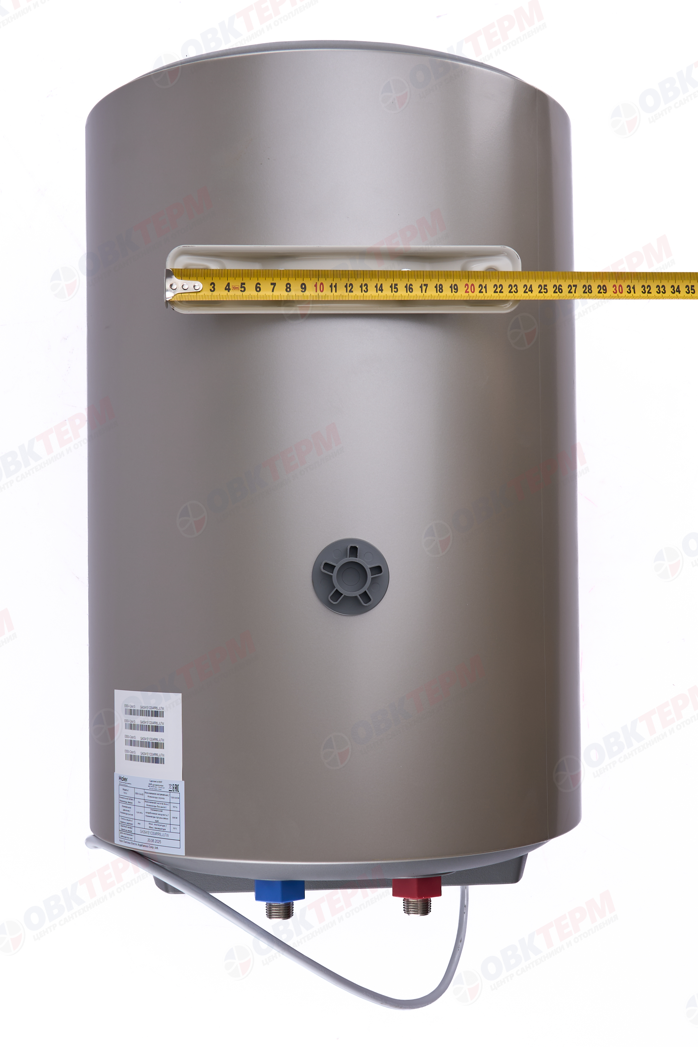 Бойлер  Haier ES    50V- Color  (вертикальный, тэн 1,5 кВт, в647,ш390,г400) - миниатюра №6