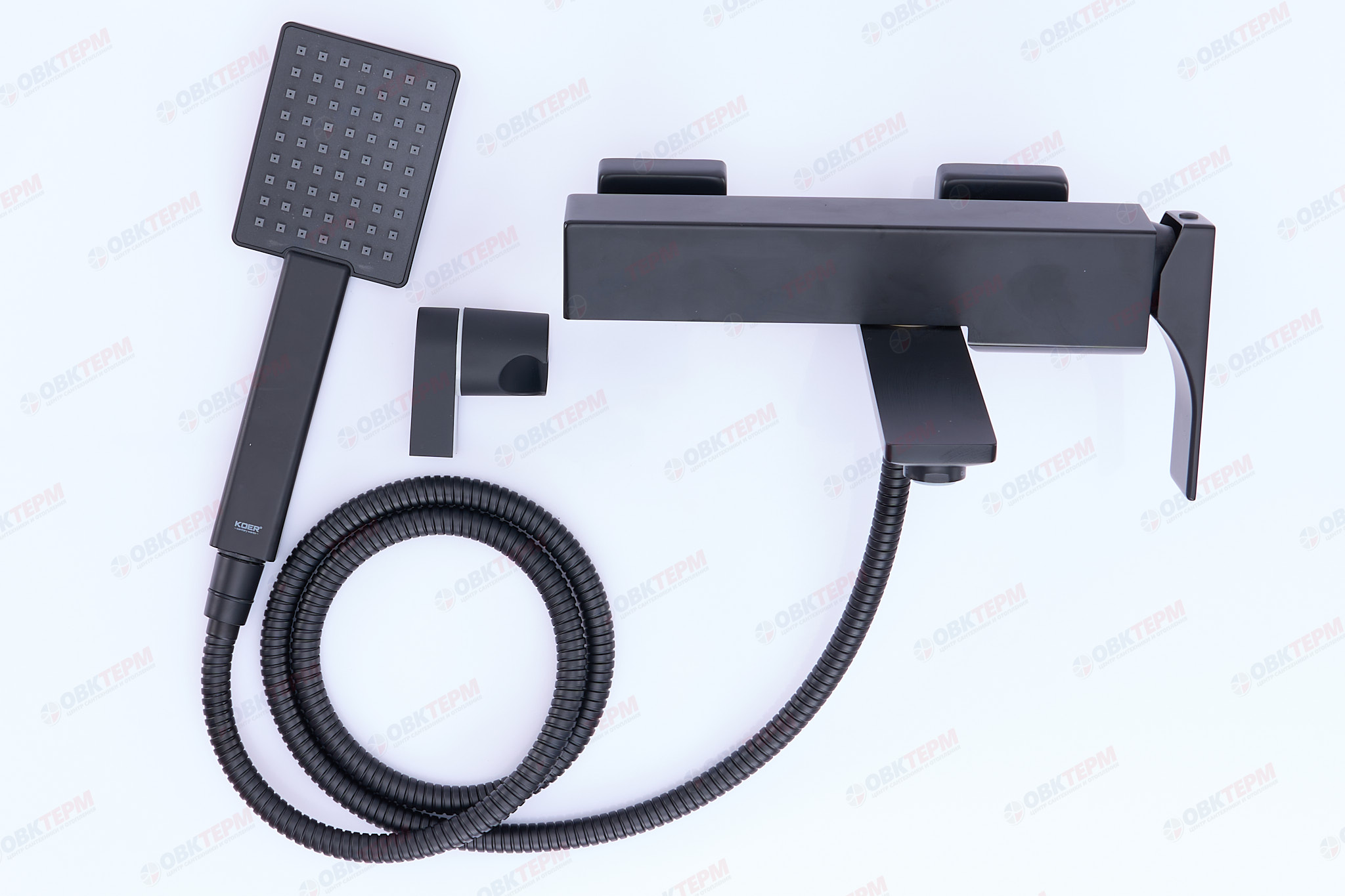 Смеситель д/ванны короткий KOER KB-41010-05  (Цвет черный)  (8шт/ящ) - Изображение №1