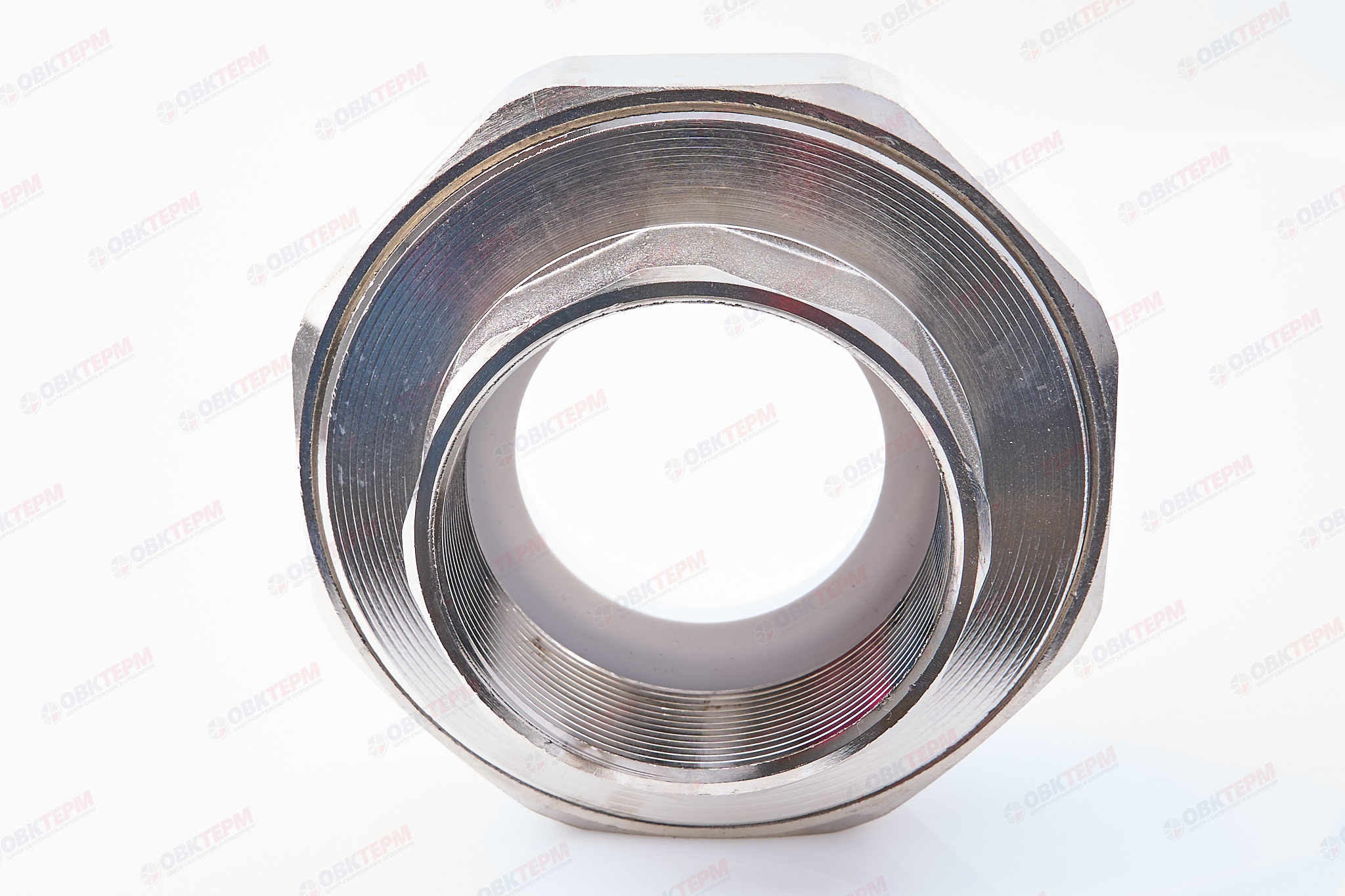 Разборное соединение   90 * 3"  В    БЕЛОЕ PP-R    (RTP)    (3/1) - миниатюра №3