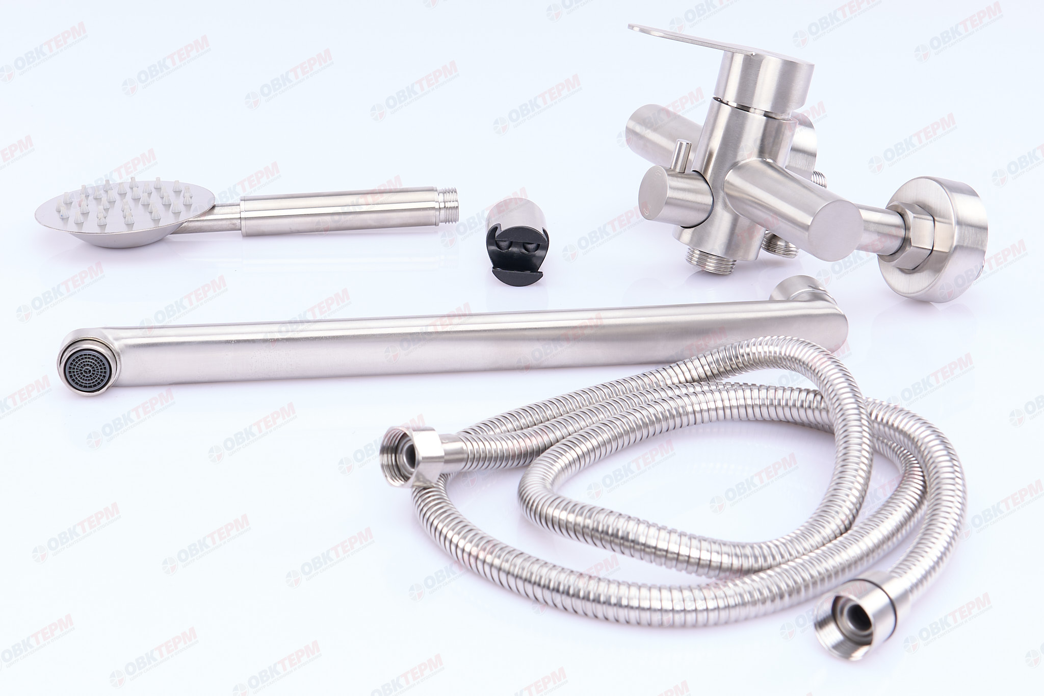 Смеситель д/ванны нерж/сталь ZERIX - DAX-006 (EURO)  8 шт/ящ - Изображение №4