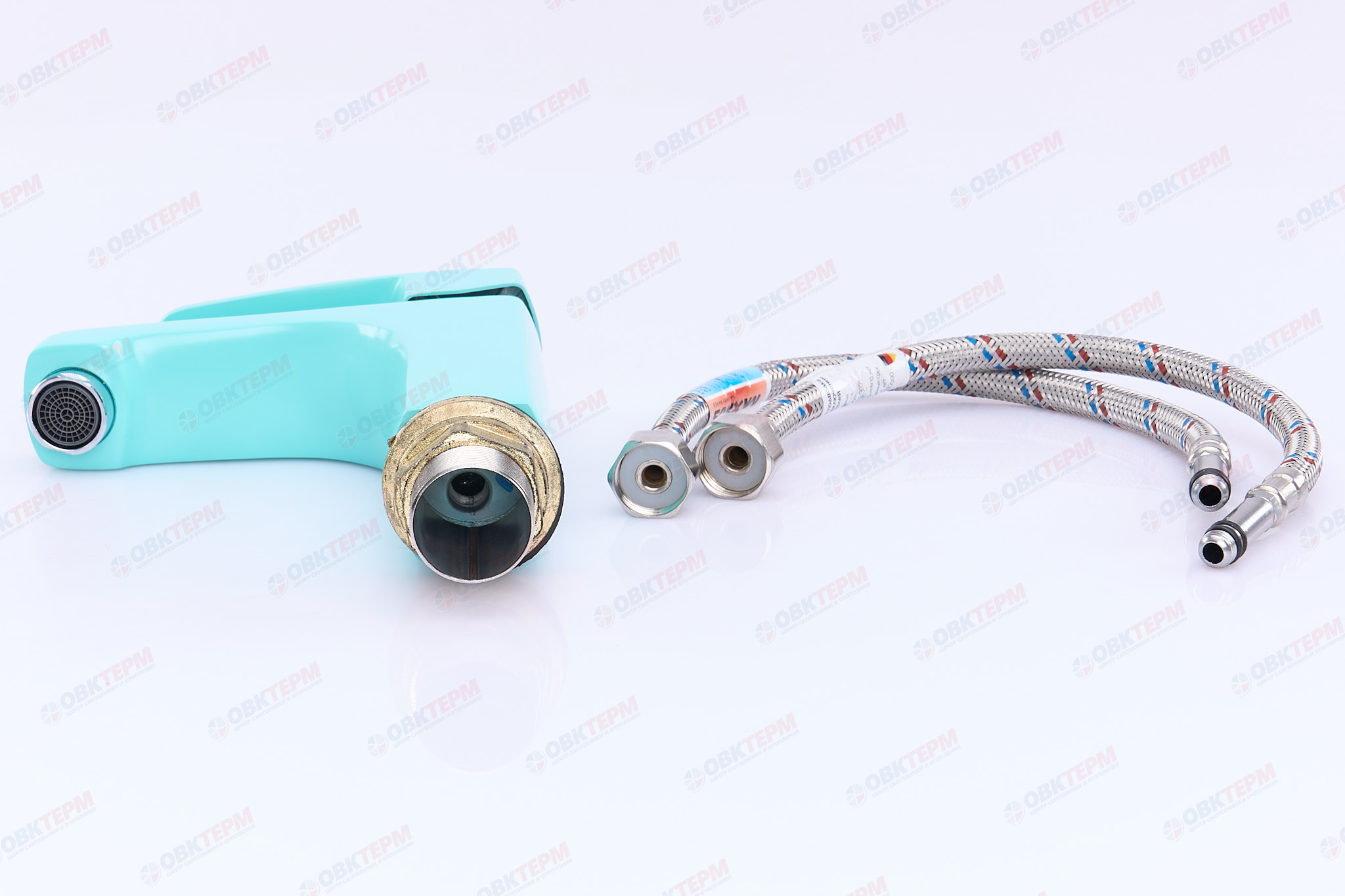 Смеситель д/умывальника MIXXUS MISSOURI 001 Ø35 ГАЙКА (GREEN) (10 шт/ящ) - миниатюра №4