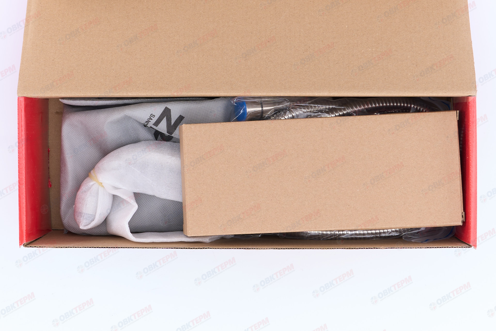 Смеситель д/ванны нерж/сталь ZERIX GTA-006-B (EURO)  (12 шт/ящ) - миниатюра №4