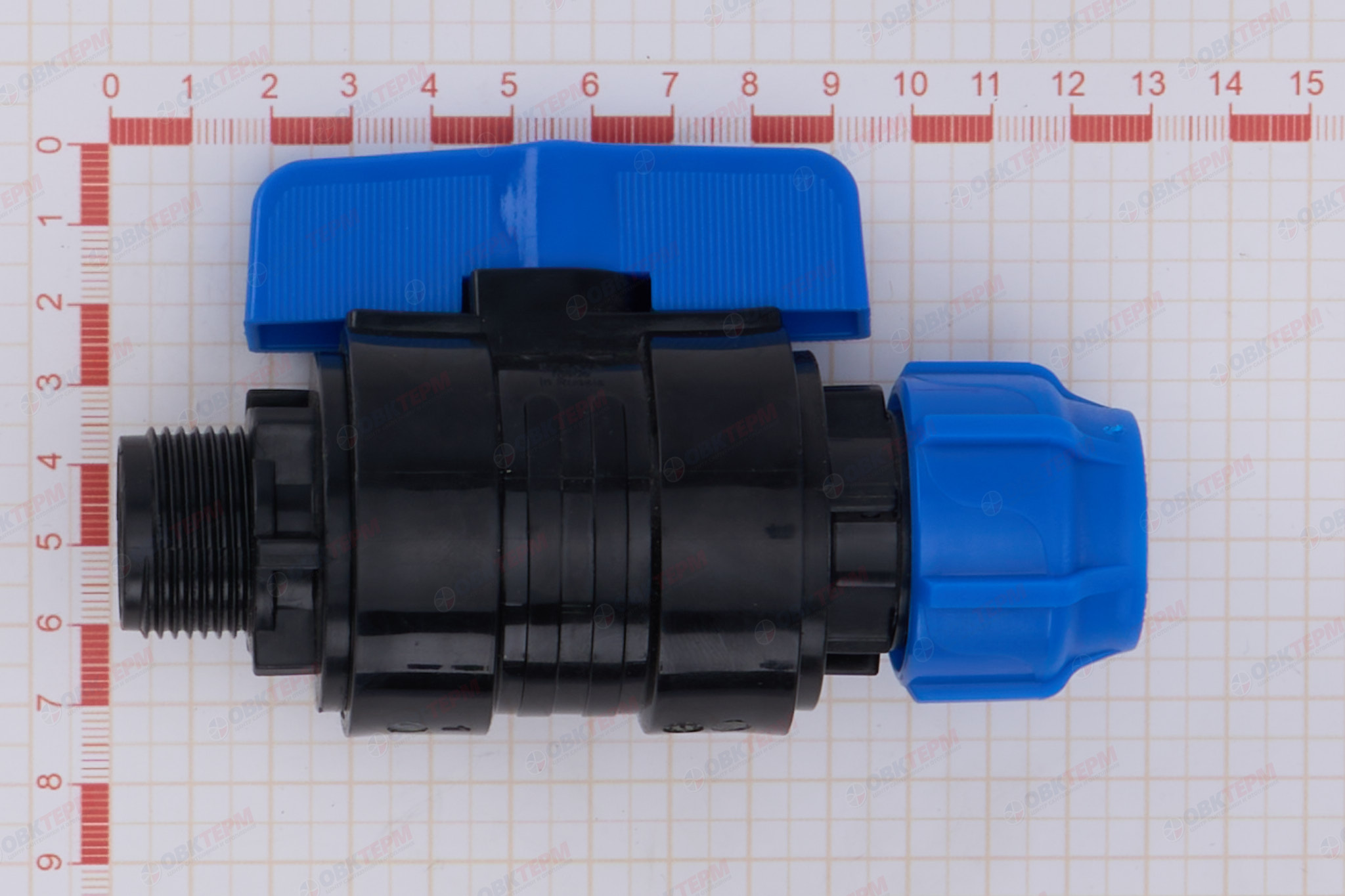 Кран      20  *  3/4" н     ПНД  ИТАЛ/Spektr   (180/15шт) - миниатюра №7