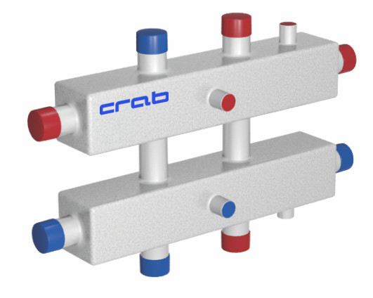 Модуль распределительный коллекторный CRAB КМГ60-3ВУ / DIAL STEEL MRK 3х60 - Изображение №1