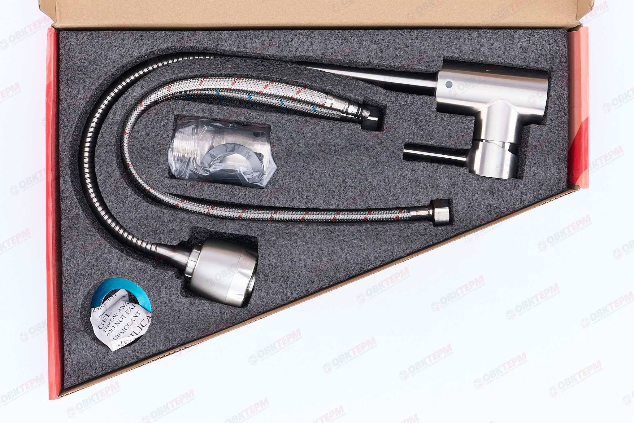 Смеситель д/кухни нерж/сталь ZERIX LUX-011 REFLECTOR 10 шт/ящ - миниатюра №6