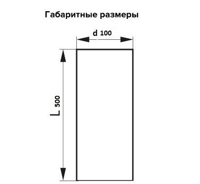 Канал вентиляционный круглый d100 мм х 0,5 м (24шт/уп) Эвент - Изображение №2