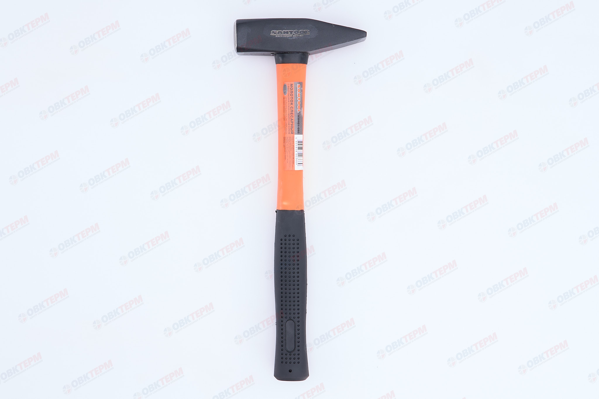 Молоток немецкого типа, фибергласовая ручка, кованый боек 800 гр SANTOOL - миниатюра №6