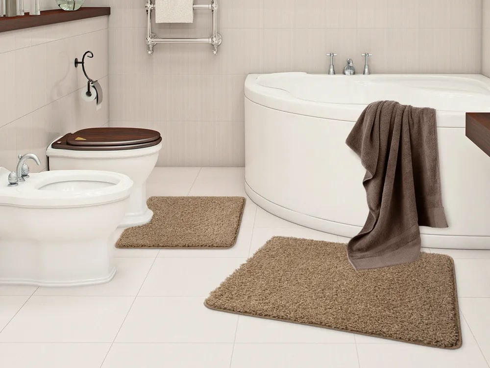 НАБОР КОВРИКОВ FRIZZ ICARPET 60*100+60*50 ЛАТТЕ 9 - Изображение №2