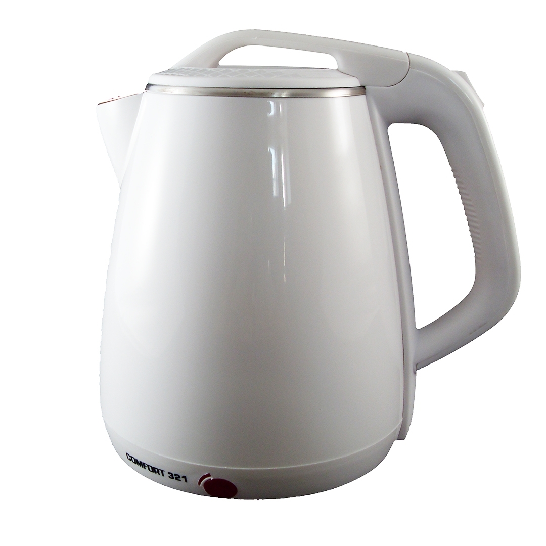 Чайник "Comfort 321"  1,8л белый нерж - Изображение №1