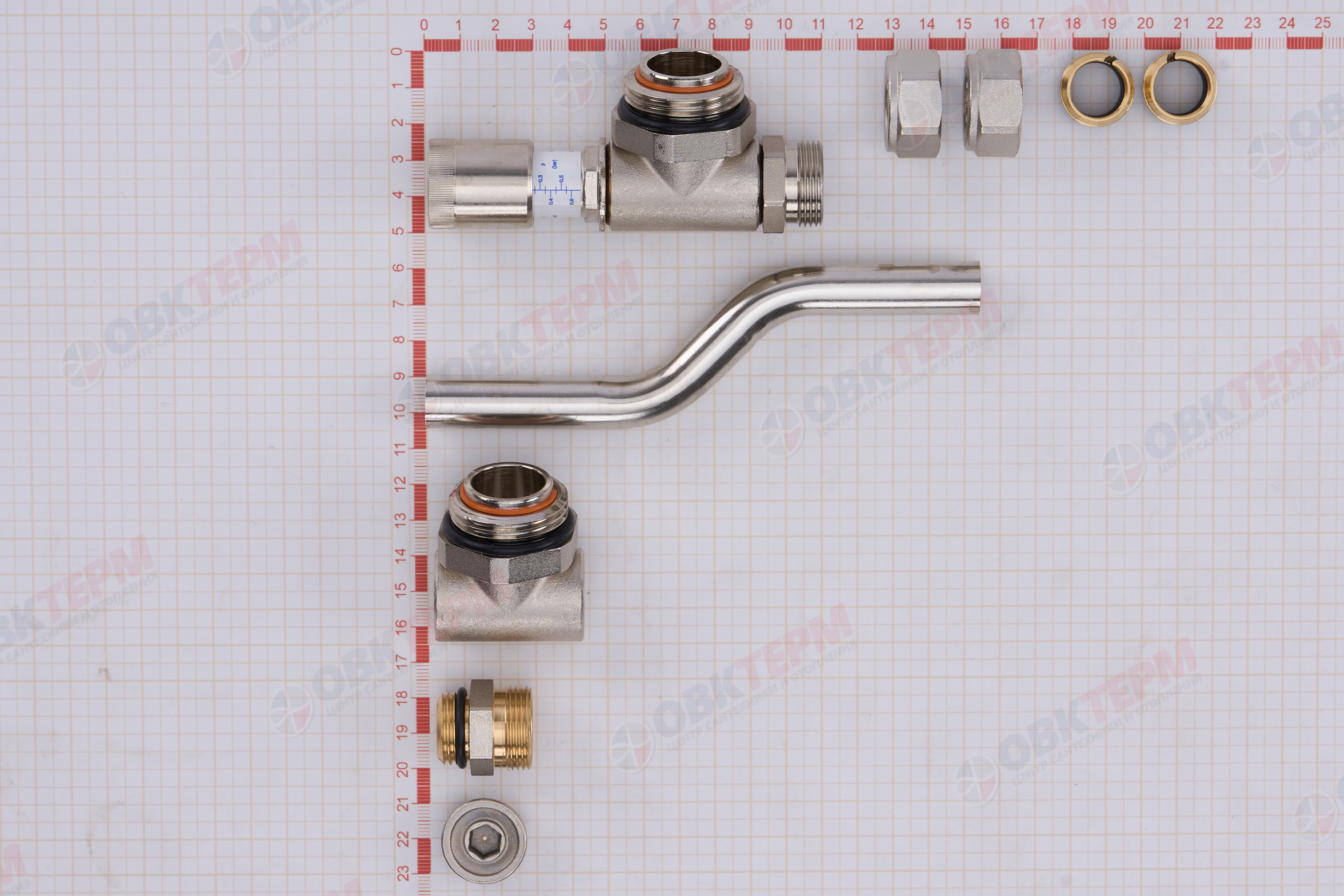 Байпас тупиковый  Valtec  200мм.   (4уп/32ящ) - миниатюра №8