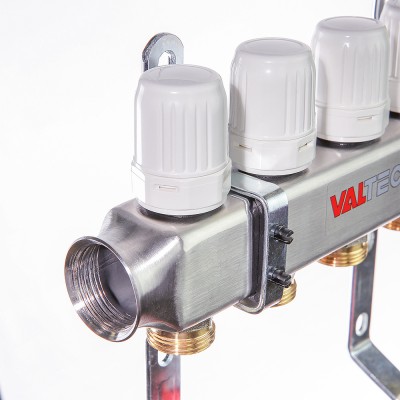 Коллект. БЛОК  Valtec НЕРЖ в сборе 1* 3 вых. Еврок.3/4 - Изображение №5