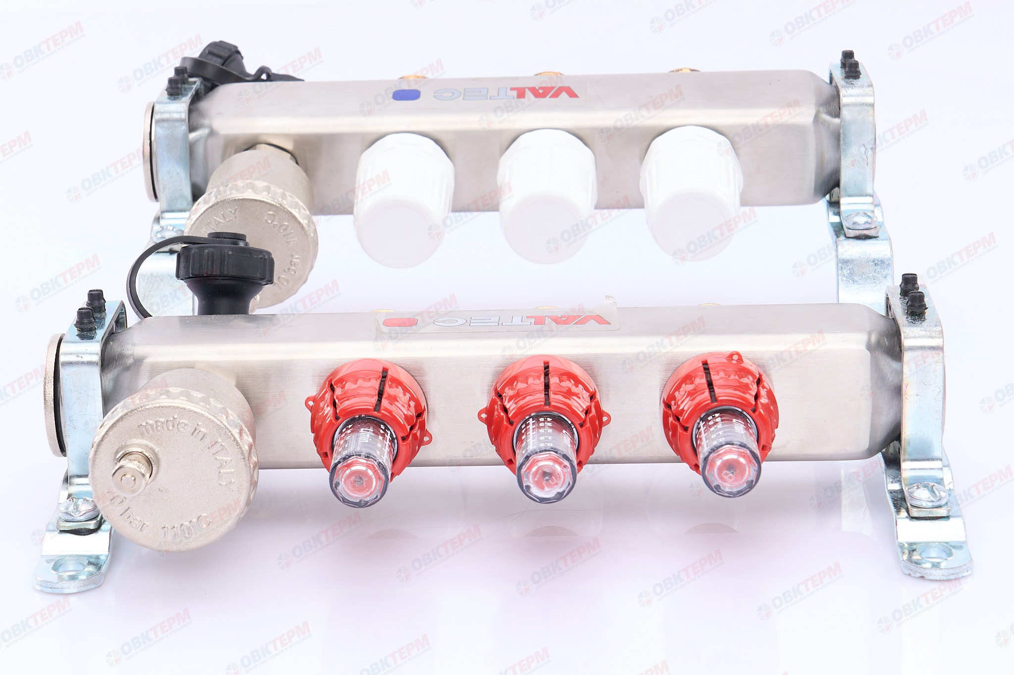 Коллект. БЛОК  Valtec НЕРЖ в сборе 1* 3 вых. Еврок.3/4 - Изображение №4