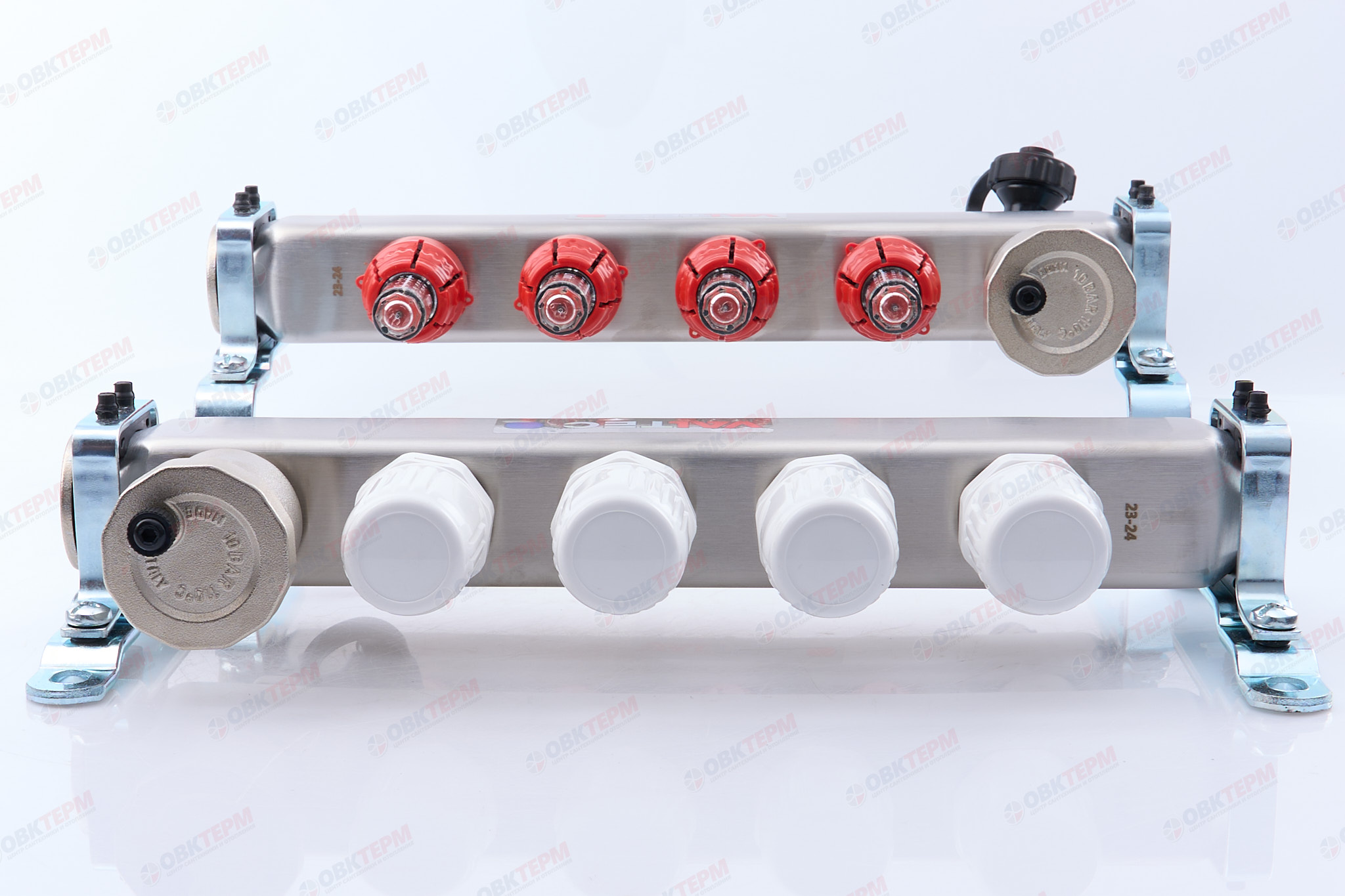 Коллект. БЛОК  Valtec НЕРЖ в сборе 1* 4 вых. Еврок.3/4 - миниатюра №10