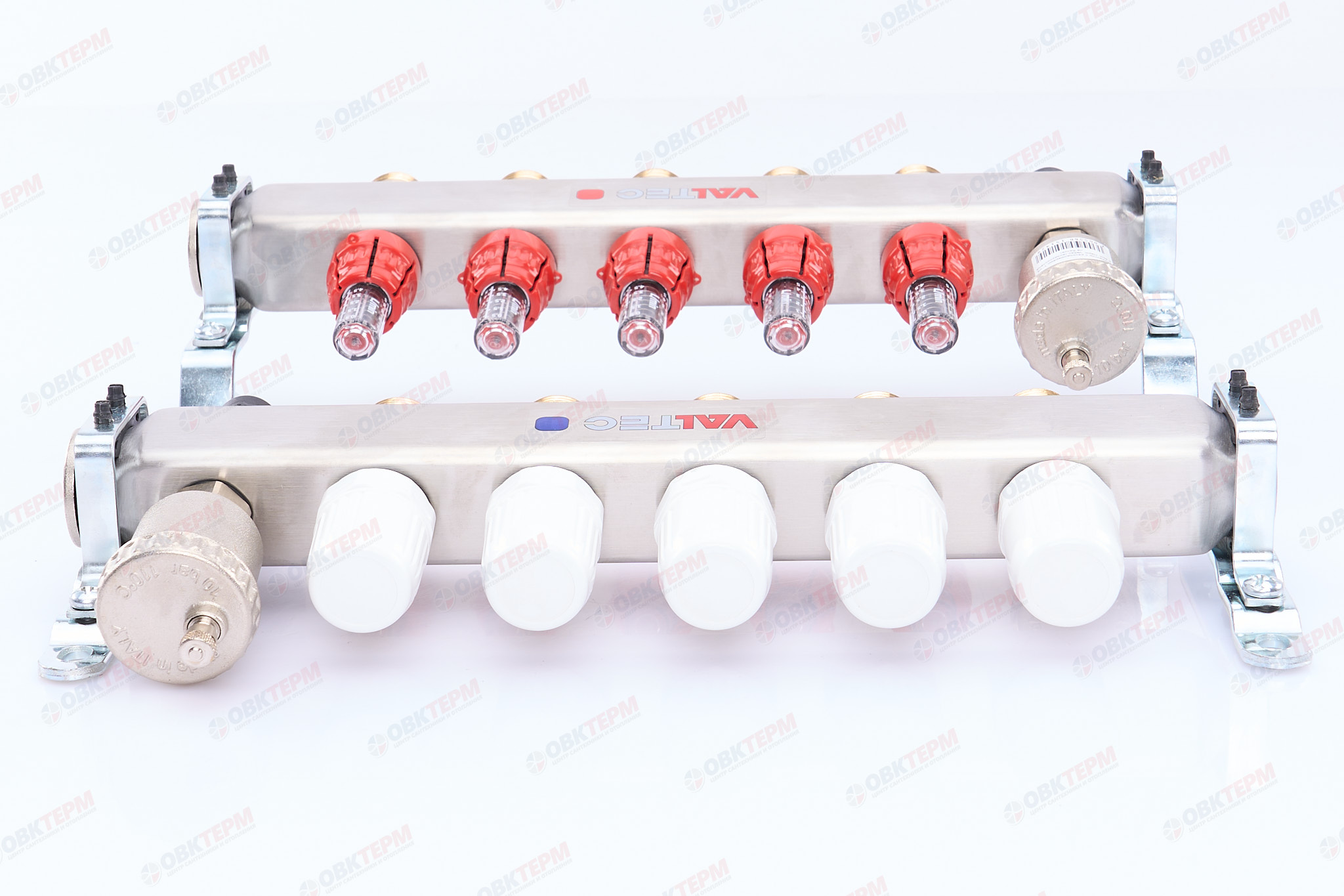 Коллект. БЛОК  Valtec НЕРЖ в сборе 1* 5 вых. Еврок.3/4 - Изображение №4