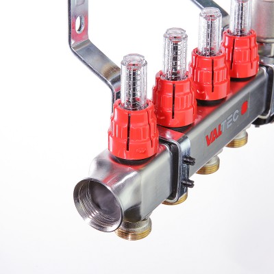 Коллект. БЛОК  Valtec НЕРЖ в сборе 1* 6 вых. Еврок.3/4 - Изображение №4
