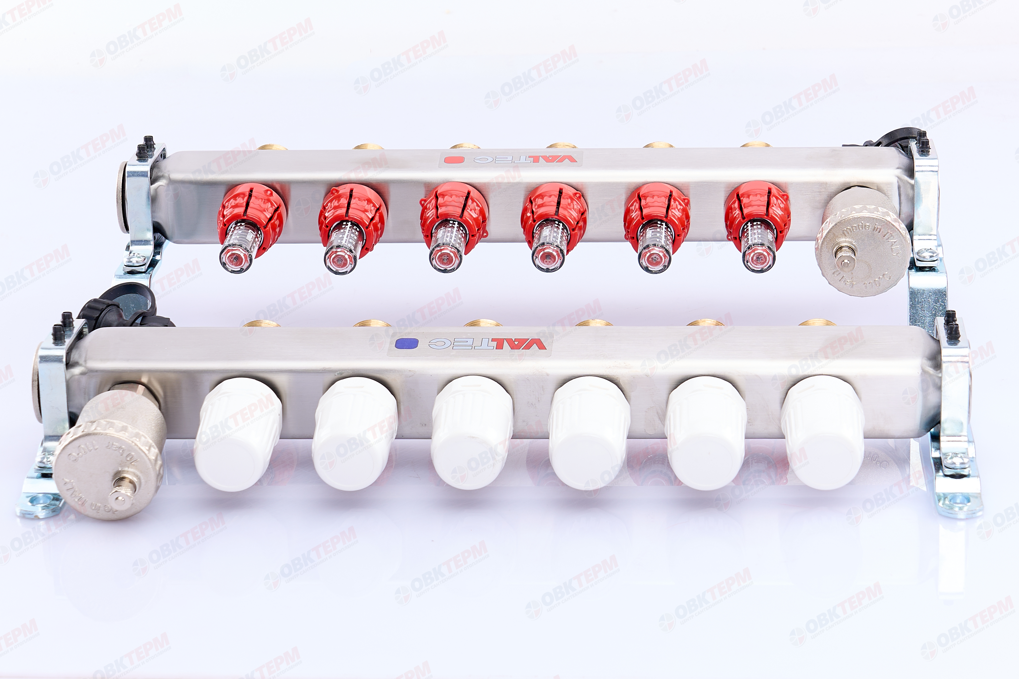 Коллект. БЛОК  Valtec НЕРЖ в сборе 1* 6 вых. Еврок.3/4 - миниатюра №10