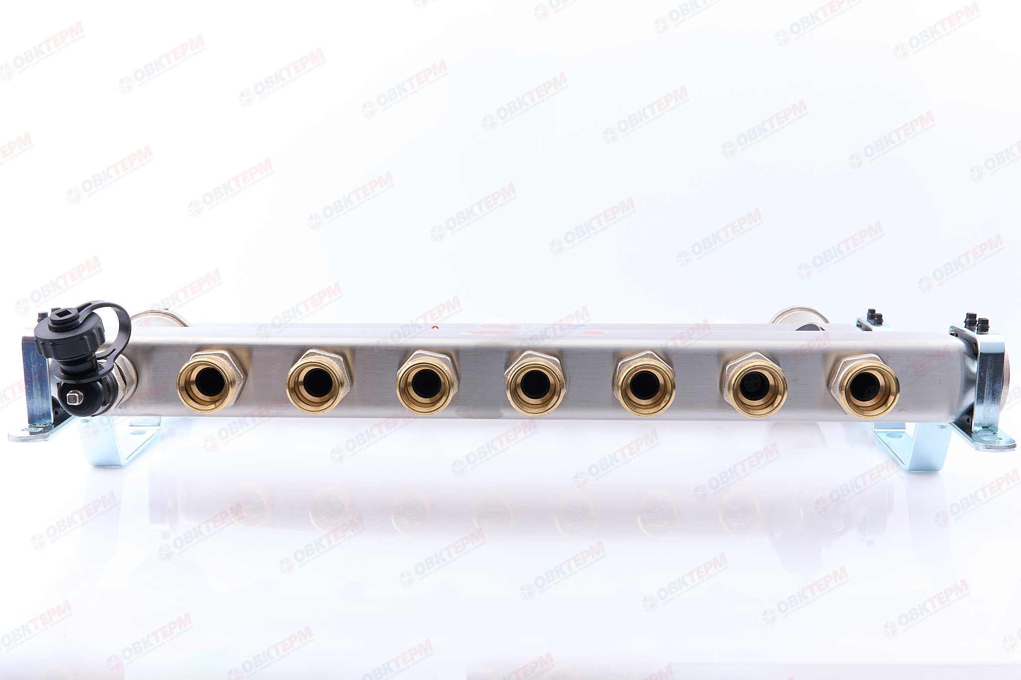 Коллект. БЛОК  Valtec НЕРЖ в сборе 1* 7 вых. Еврок.3/4 - миниатюра №8