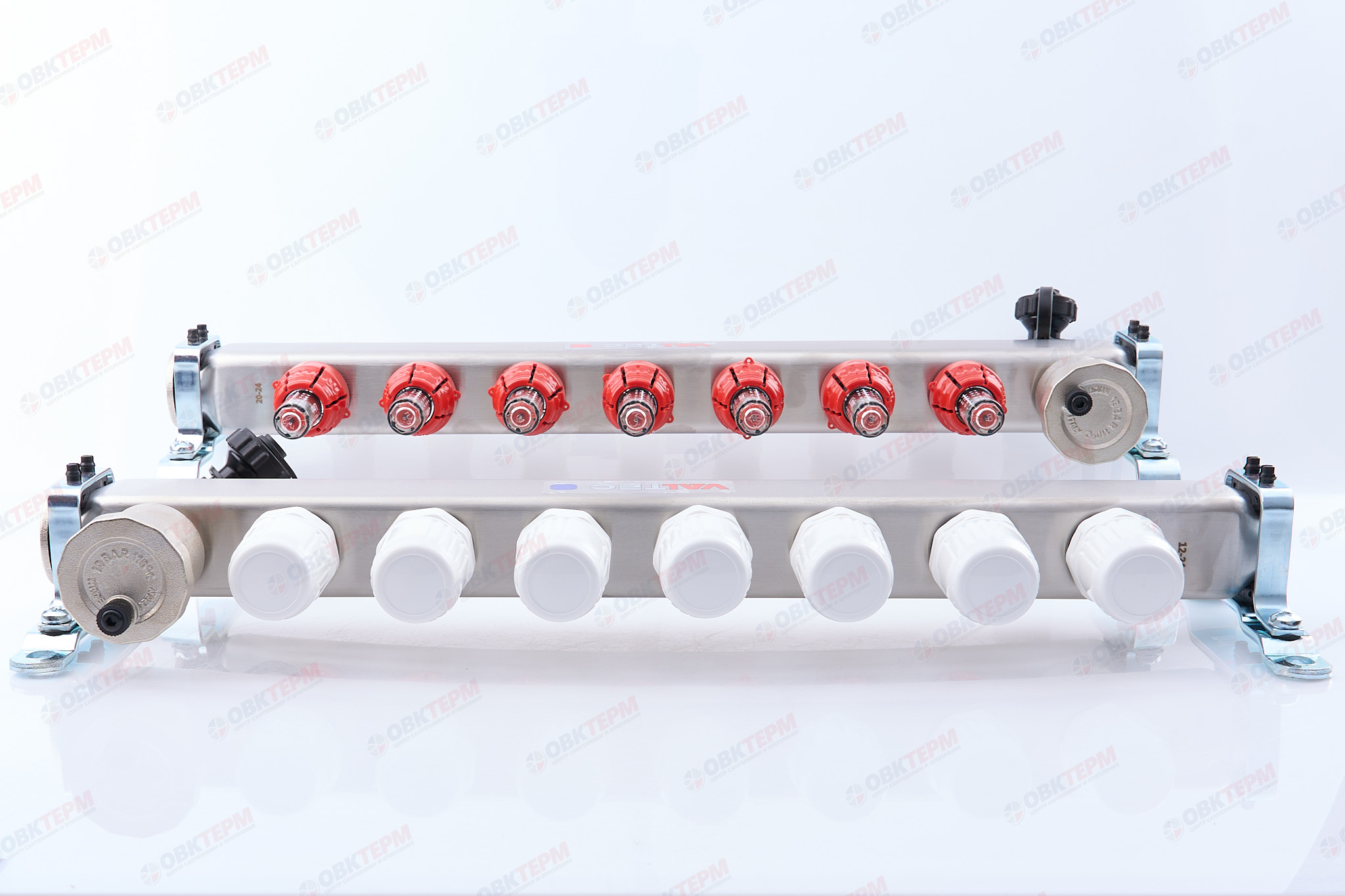 Коллект. БЛОК  Valtec НЕРЖ в сборе 1* 7 вых. Еврок.3/4 - миниатюра №10