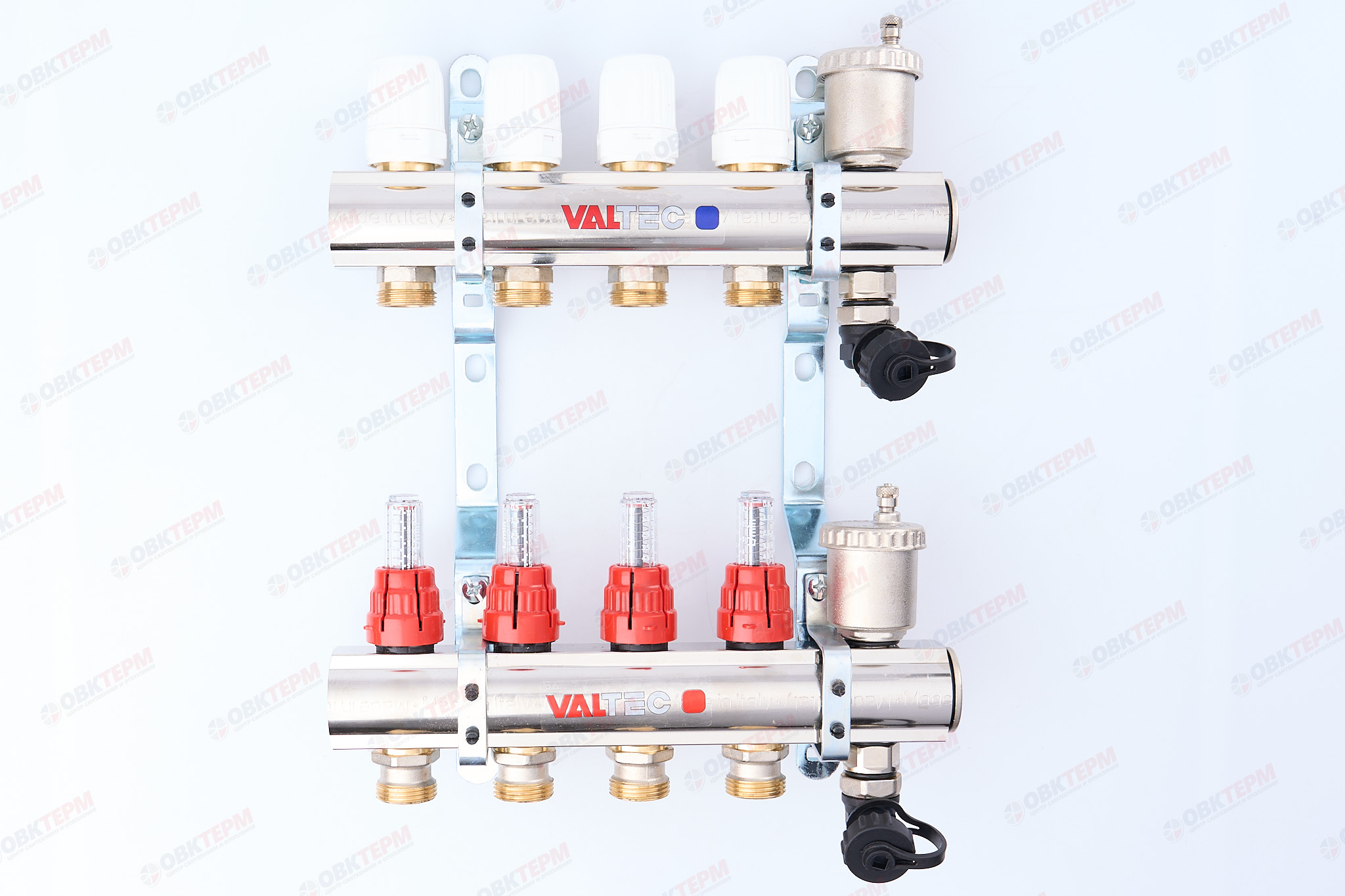 Коллект. группа  Valtec со встр. расход. в сборе  1*4 вых. Еврок.3/4 - Изображение №1