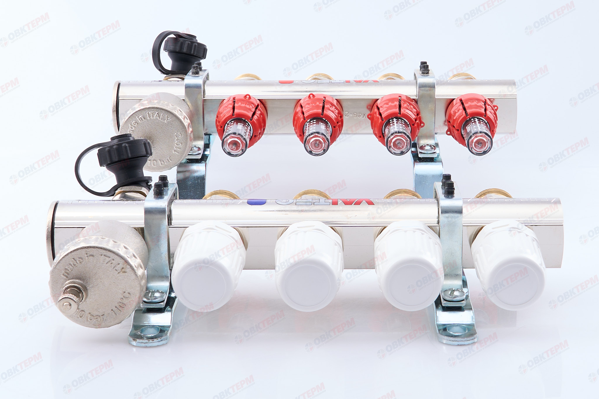 Коллект. группа  Valtec со встр. расход. в сборе  1*4 вых. Еврок.3/4 - миниатюра №8